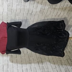 Francesca's SZ S Black Dress